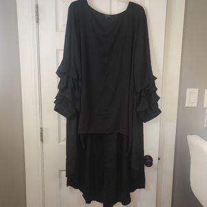 Indigo Nights Womens Plus Size Dress 3X Black